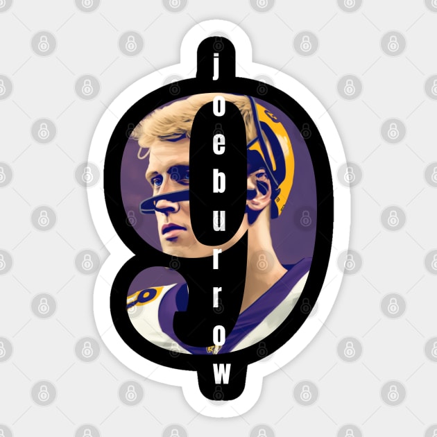 joe burrow cute graphic design Sticker by Nasromaystro